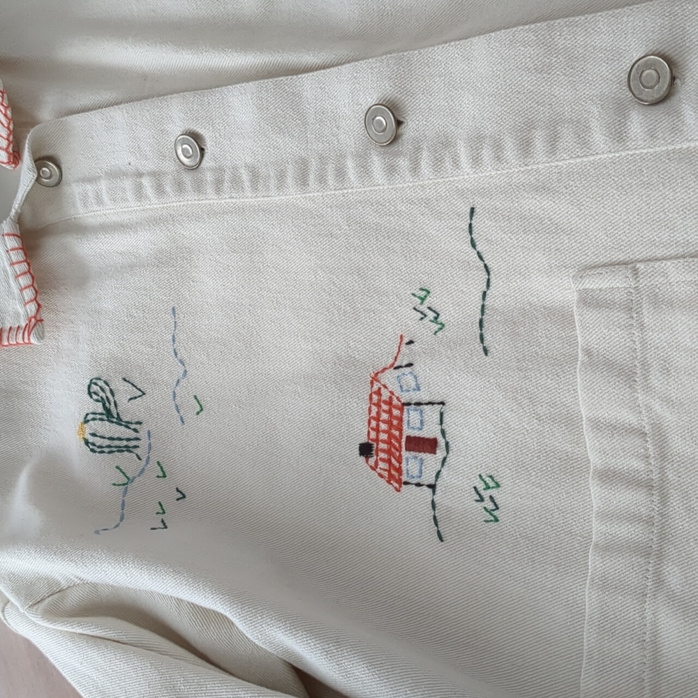 Zara cotton over shirt, size ML, ecru.